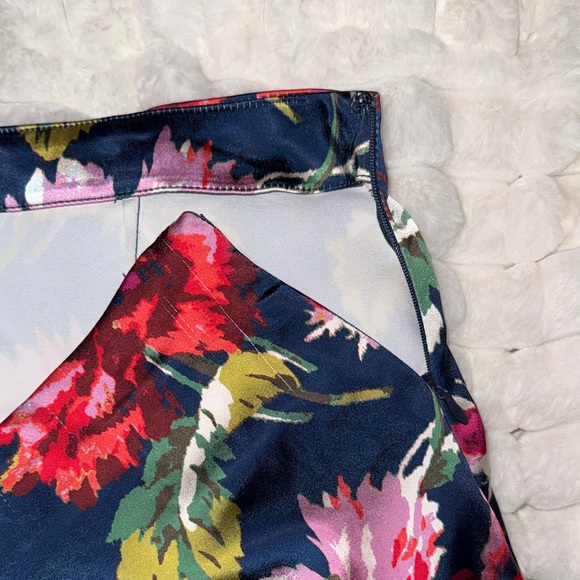 Urban Outfitters Floral Mini Skirt with Black Lace - Picture 3 of 4